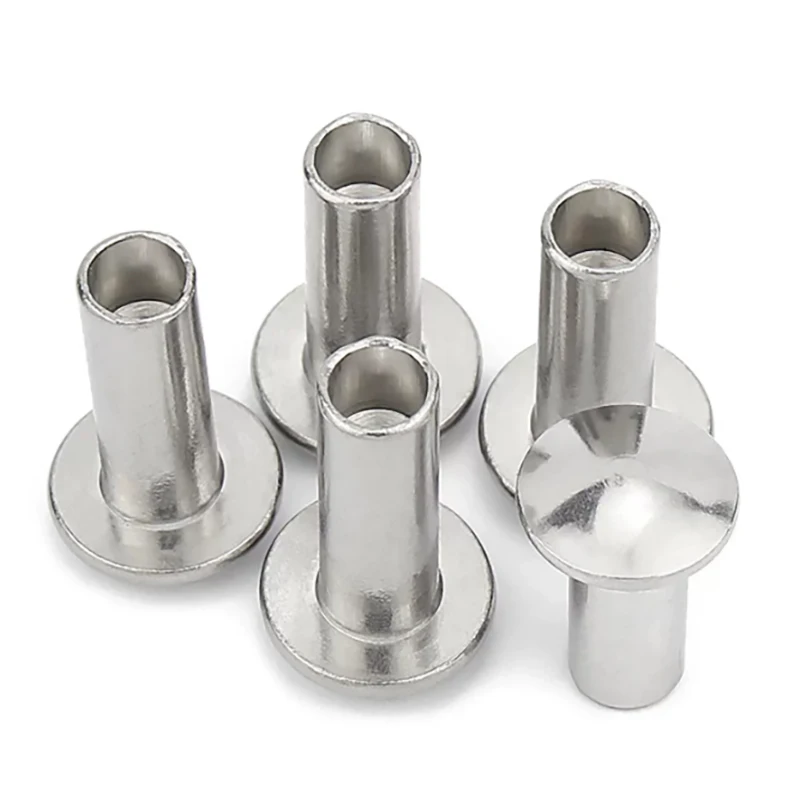 M4.5 M5 M6M8 GB875 304 Stainless Steel Flat Head Half Hollow Half Pipe Handle Rivet
