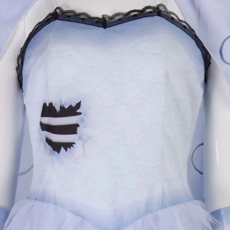 أزياء الهالوين، فساتين تنكرية للجثة، فستان زفاف العروس إميلي، فستان رعب، حفلة نسائية