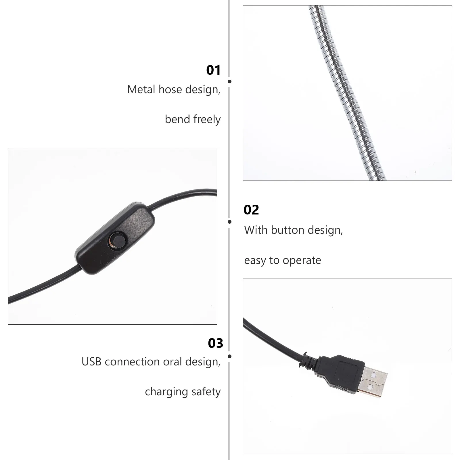 Рисунок 3 - USB-зажим, алюминиевая настольная лампа