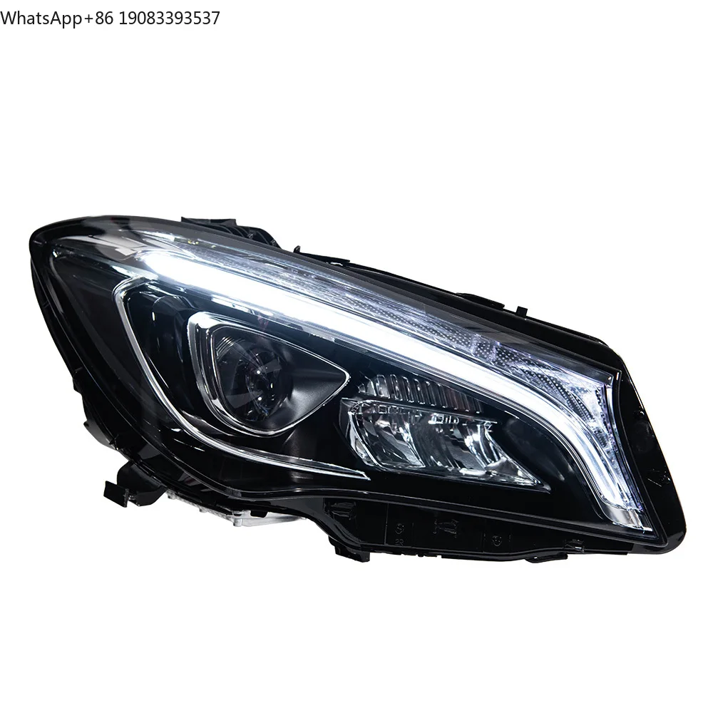 

AKD Car Model Parts Goods for Benz CLA W117 2014-2020 CLA180 CLA220 CLA200 CLA260 Head Lamp LED Headlight LED Dual Projector