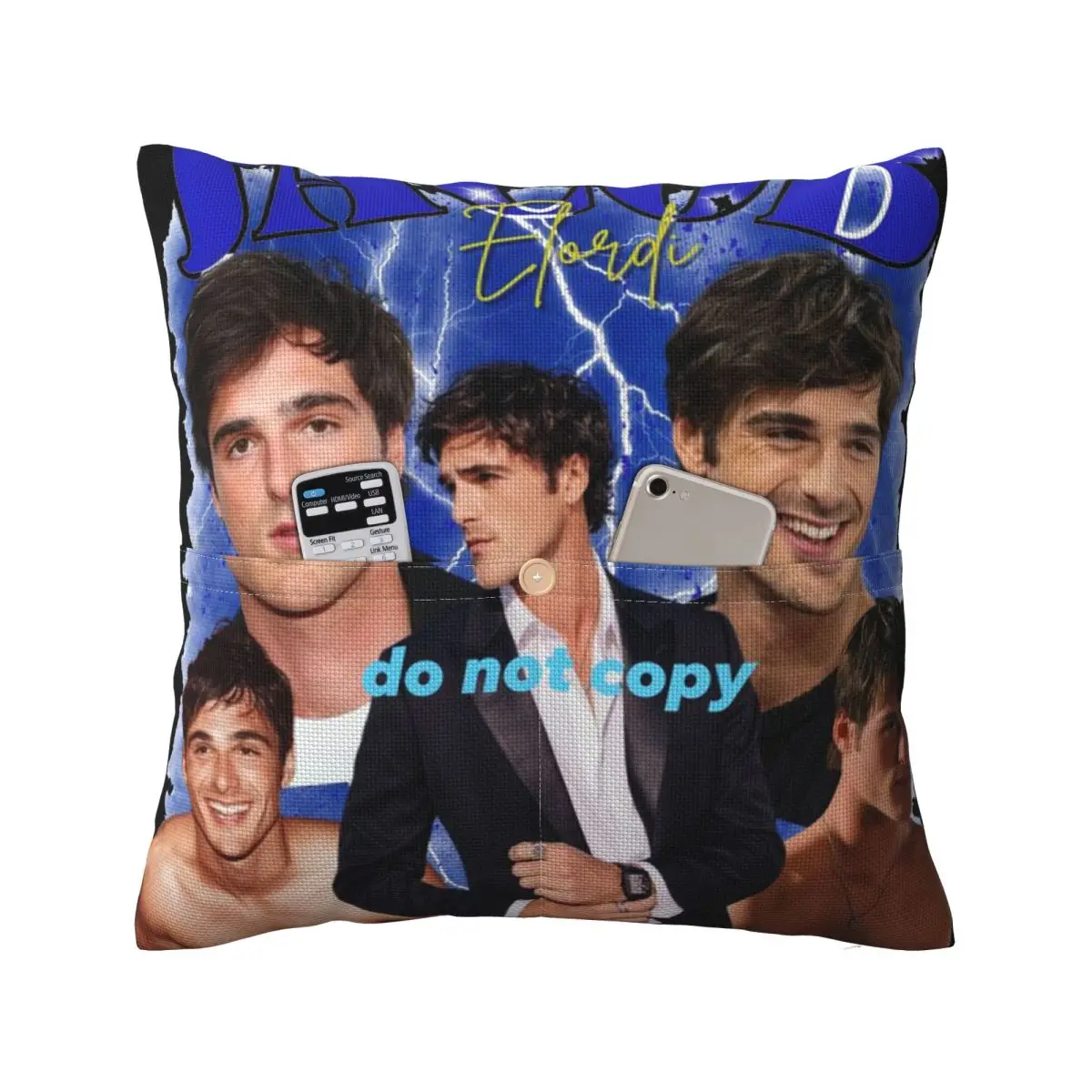 Jacob Elordi Australian Actor Square Linen Pillowcase Cushion Cover Polyester Decor Bedroom Home Comfort Throw Pillow