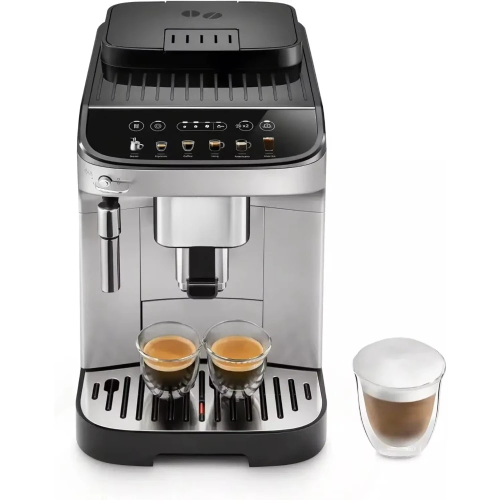 Christmas.Magnifica Evo, Fully Automatic Machine Bean to Cup Espresso Cappuccino and Iced Coffee Maker, Colored Touch Display