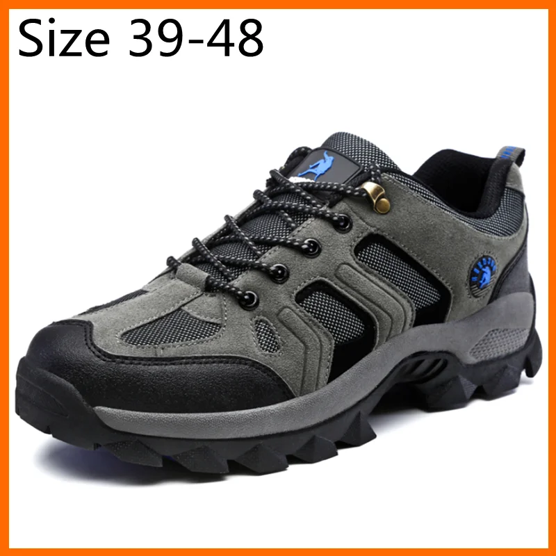 Xiaomi Men Shoes Fashion Lace Up Comfortable Casual Shoes Outdoor Climbing Mens Ankle Boots Thick Bottom Sneakers Size 39-48