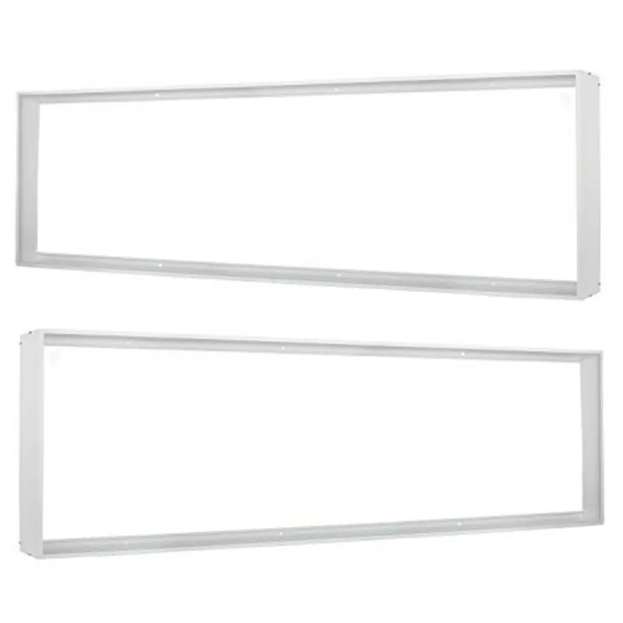 

Комплект для поверхностного монтажа 4x1 фут (2 шт.), алюминиевый кронштейн для поверхностного монтажа, рамка для потолочного крепления 4x1 фут для светодиодных панелей 48x12 дюймов