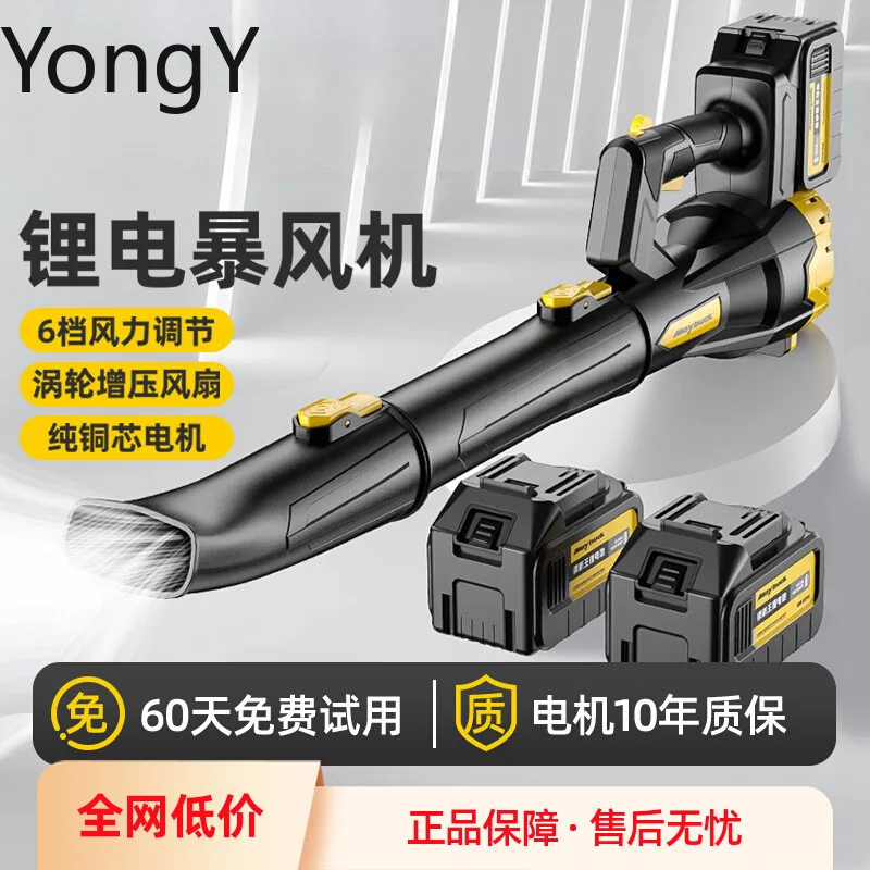 Industrial-grade storm machine lithium battery dust removal gun, dust removal, leaf removal, snow removal tools