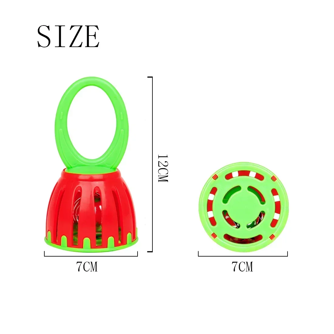 IRIN Cage Bells Orff Early Educational Learning Rattle Tambourine Hand Shaker for Kids Boys Early Music Educational Girls