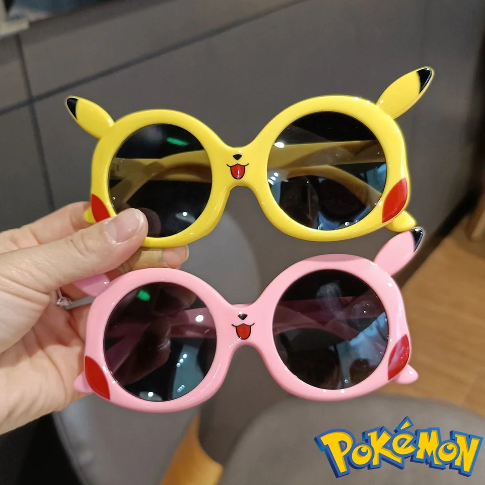 

Anime Pokemon Fashion Sunglasses Pikachu Cartoon Figrues Glasses Children Boys Girls Sunglasses Cute Decoration Kids Toy Gifts