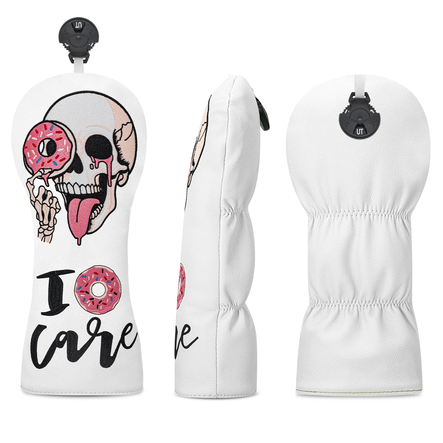 غطاء حماية لنادي الجولف، تصميم جمجمة الدونات، ملحقات الجولف، مقاوم للغبار ومتين، يوفر أفضل حماية #4