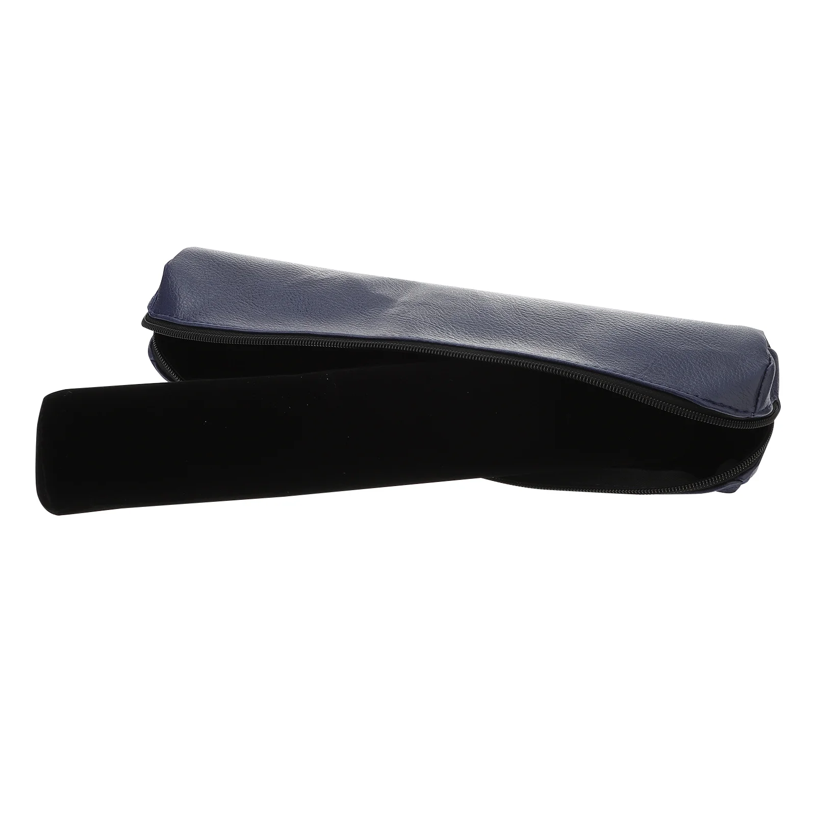 أساور مجوهرات عرض حقيبة بو غطاء أزرق داكن أسود الإسفنج لفة القابلة للإزالة لفة كيس التخزين المنظم مجوهرات السفر