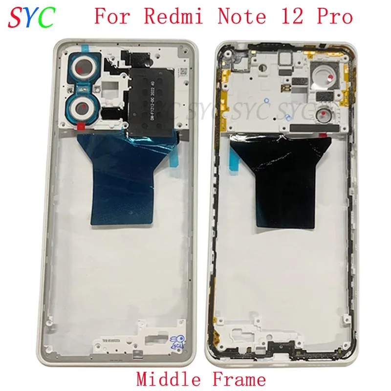 

Middle Frame Center Chassis Cover For Redmi Note 12 Pro Phone Housing LCD Frame Repair Parts