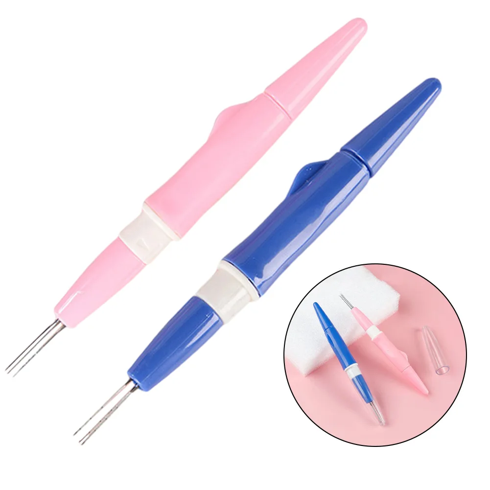 

Wool Felt Needles Hand Diy Embroidery Knitting Tools Sewing Knitting Needles Comfortable Grip Portable