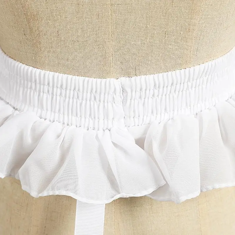 P9FE Krinoline Petticoat Käfig Viktorianisches Kostüm Unterrock 2/3/4/5 Reifen für Damen – Detail 9