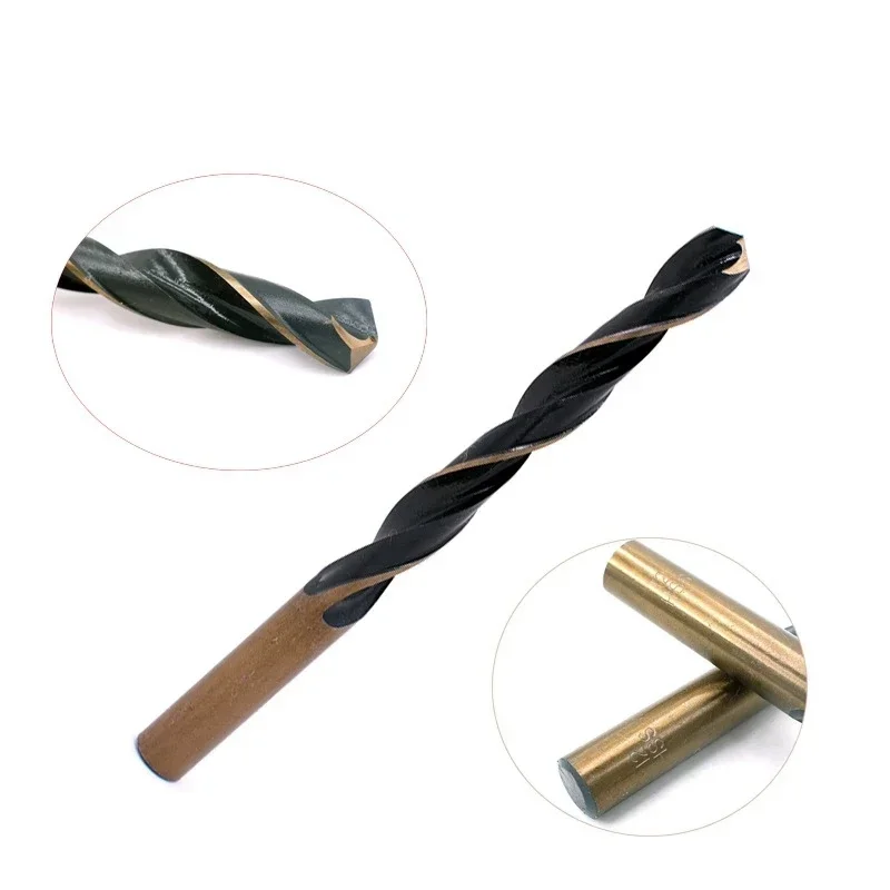 10pcs High Speed Steel Twist Drill Wood Metal Drill Bit Set Masonary Drill Power Tool Accessories Metal Woodworking Drilling