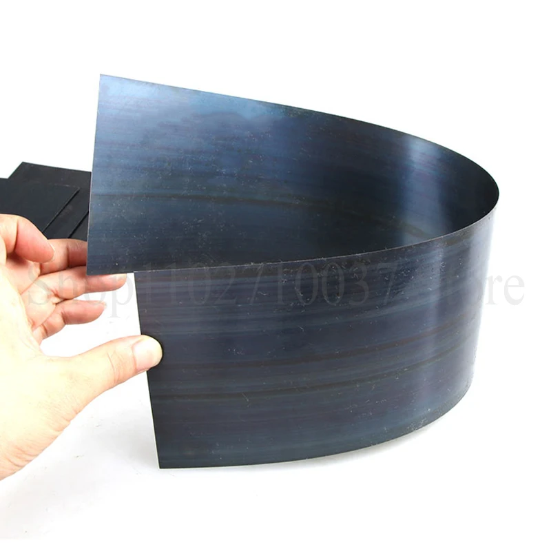 1PCS 65MN Spring Steel Strip Thickness 0.1-2mm Spring Steel Plate Quenched Manganese Steel Belt Good Elastic Spring Steel Sheet