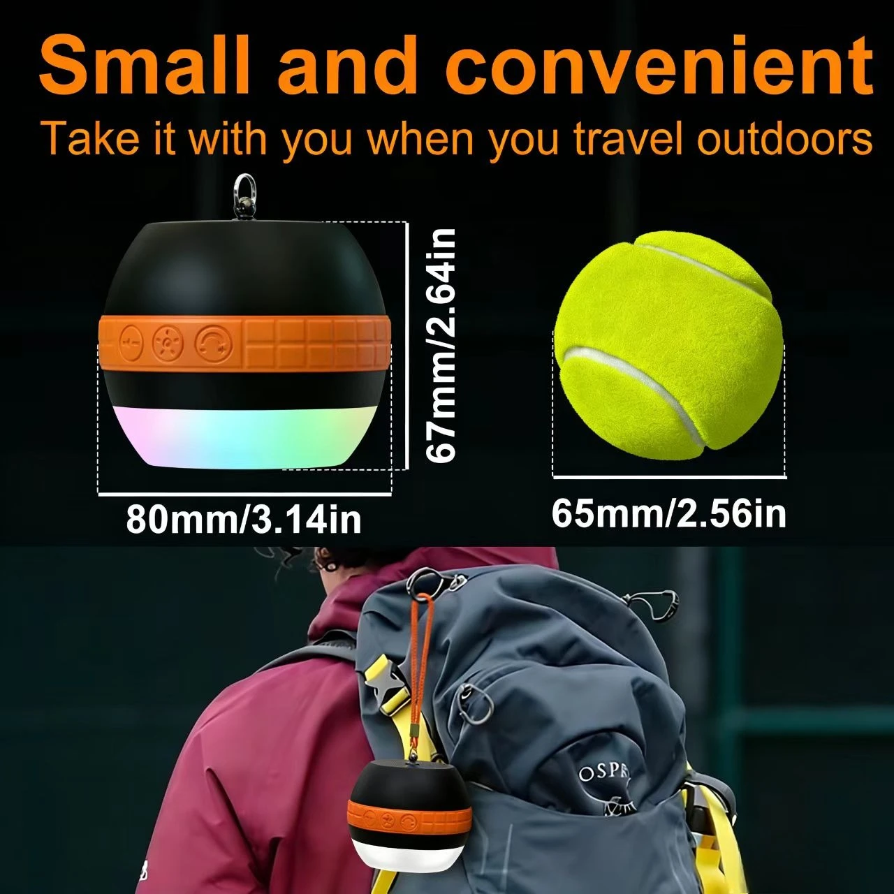 

Outdoor Portable Bluetooth Audio Camping, Tent Lights Multifunctional Outdoor Tools Camping Gadgets Atmosphere Creation Tool