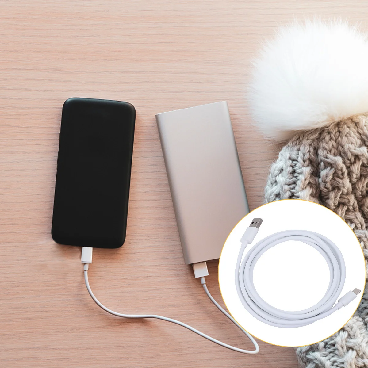 

Type-C Fast Charging Cable High-Speed Data Transfer Usb C Cord For Phone Tablet Lightweight Pure Copper Wire Compatible