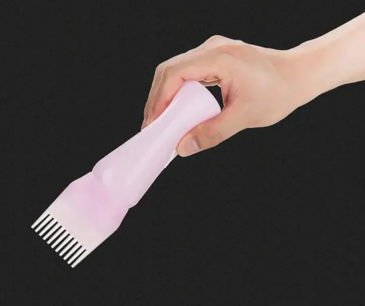 Salon Hair Dye Refillable Bottle Applicator Comb Multicolor Plastic Dispensing Oil Hair Coloring Hairdressing Barber Accessoies image 6