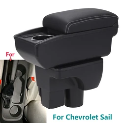 For Chevrolet Sail 3 Armrest Box For Chevrolet Aveo 3 Sail III Car Armrest Retrofit Parts Storage Box Dedicated Car Accessories