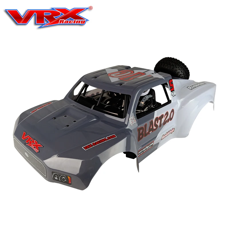 VRX Car Shell + Nylon Roll Cage + Spare Wheel + Driver Blister For VRX RH1043/1045 Octane 1/10 Rc Car Parts