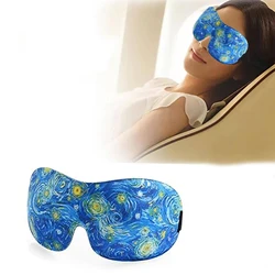 Sleep Eye Mask, 3D Soft Blackout Sleeping Mask for Men Women