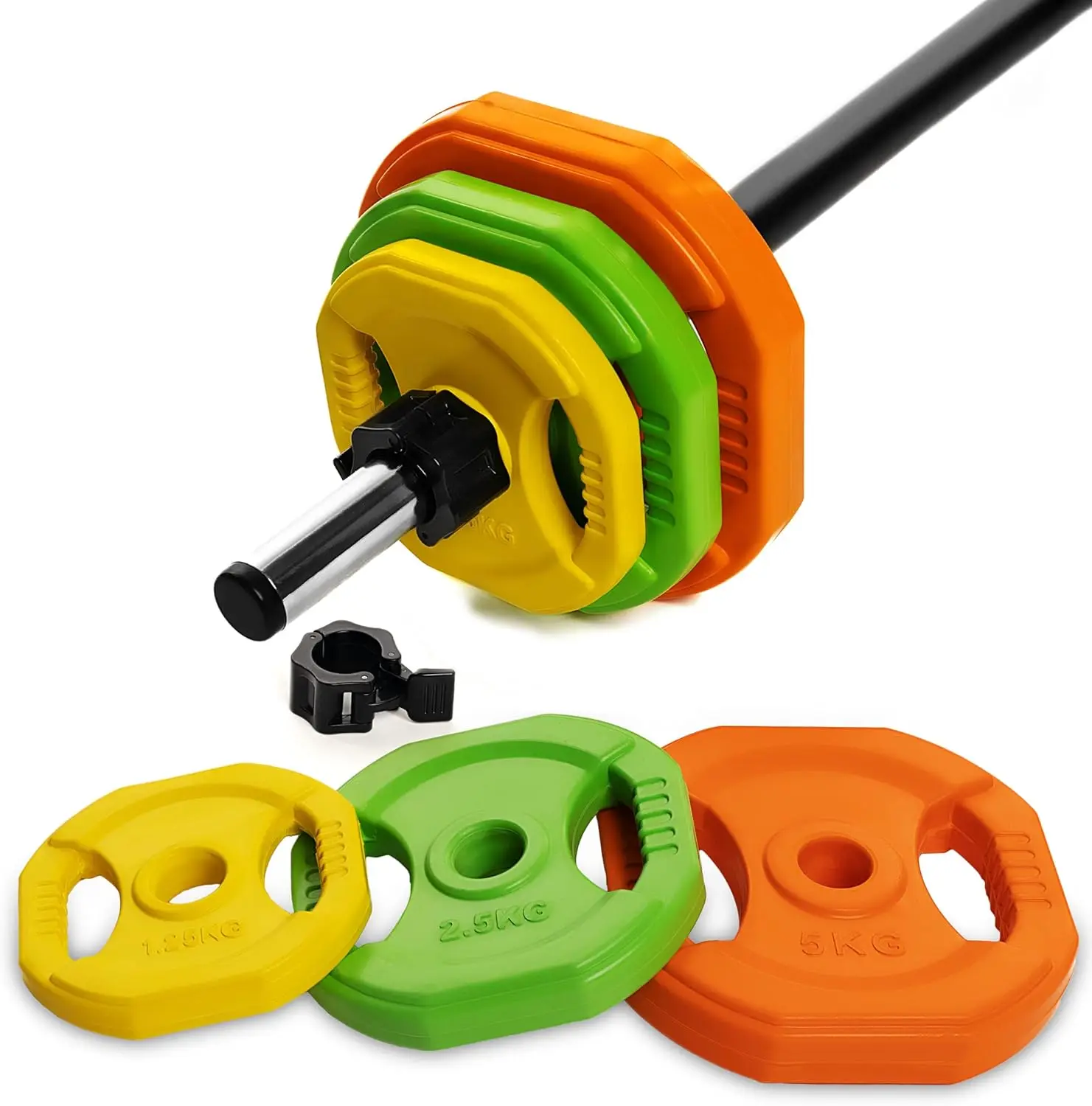 Pump Set, Adjustable Barbell Weight Plates for Home & Gym Workout (available in plate and set)