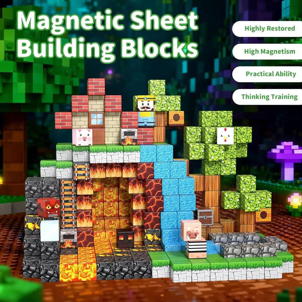 مجموعة مكعبات بناء مكونة من 300 قطعة، ألعاب جذعية تعليمية، مكعبات تكديس إبداعية، هدايا مثالية لعطلات الأطفال وأعياد الميلاد