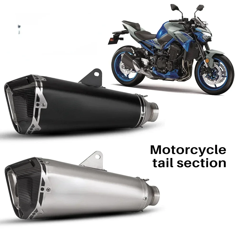 Universal Motorcycle Modified Exhaust Pipe Muffler Escape Delta General Tail Section