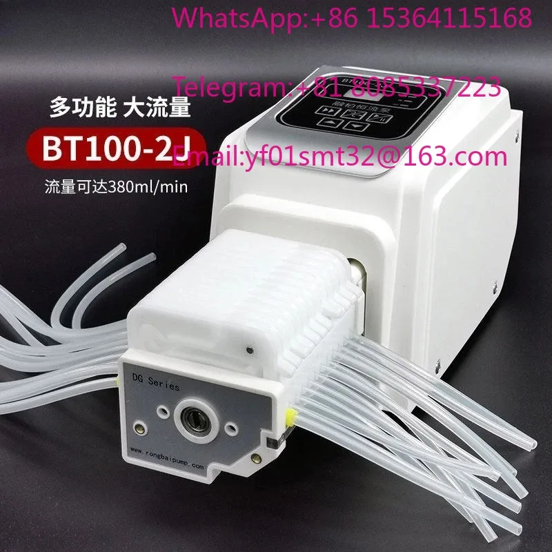 Small peristaltic pump multi-channel high-precision metering Rongbai BT100-2J constant flow pump for liquid separation
