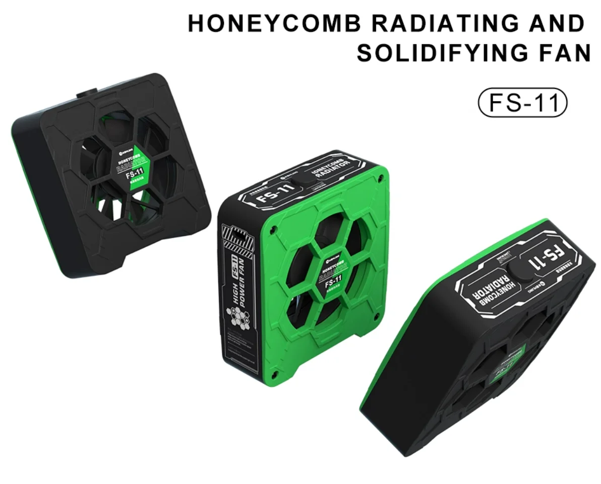 FS-11 مروحة تبريد ومعالجة 3 في 1، عادم دخان قابل للتعديل بثلاث سرعات مع مصباح UV عالي الطاقة لطباعة الراتنج