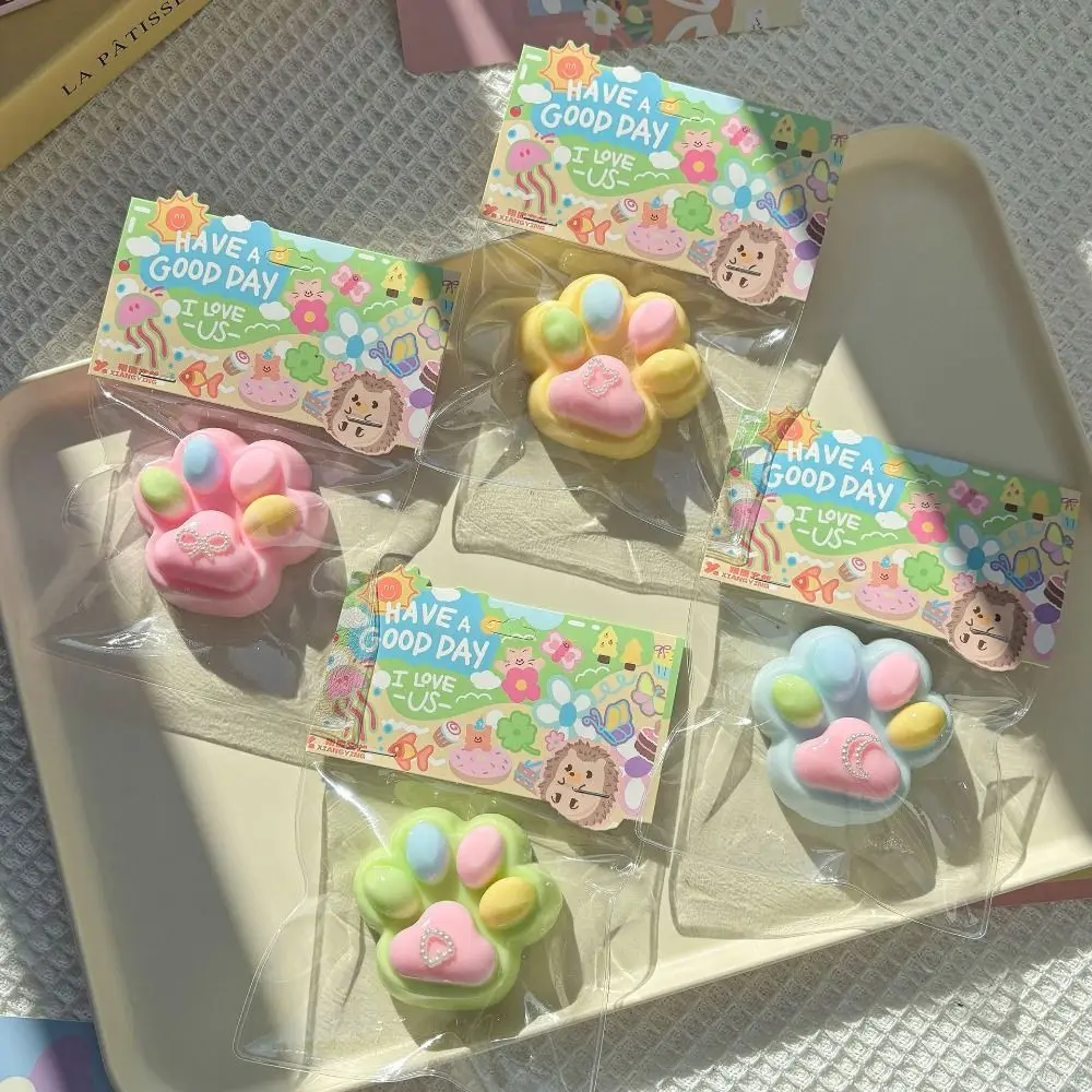 

Новинка, мягкая игрушка для сжимания кошачьей лапы, силиконовая 3D мультяшная игрушка-непоседа, милая TPR игрушка для кошачьей лапы, детская хитрая кукла