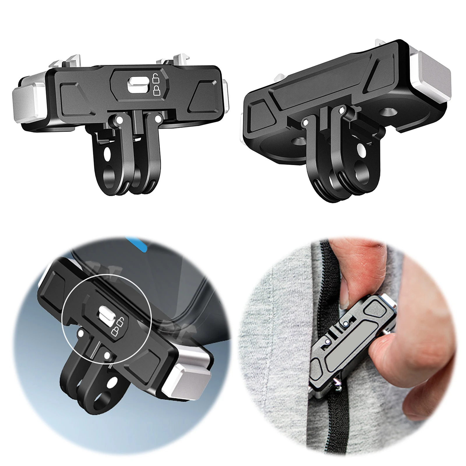 

Адаптер для крепления камеры, складная пластина из алюминиевого сплава, расширительный кронштейн для аксессуаров Insta360 X5