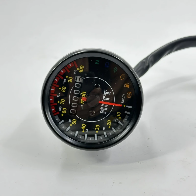

Motorcycle SPEEDOMETER - ABS - BLACK - MPH For MUTT Motorcycle Original Parts MPT-0279