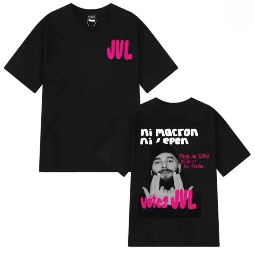 Camiseta de Algodão de Alta Qualidade com Lavagem Vintage, Nova Camiseta do Álbum Rap Jul Tour 2026, Camisetas para Homens e Mulheres, Música Pop, Cam