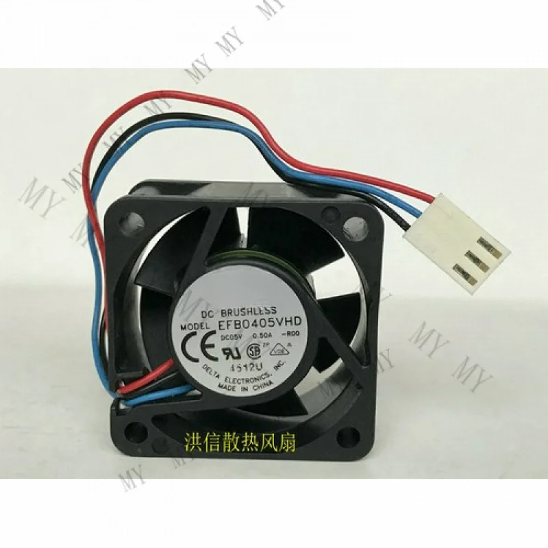 

TT for Delta EFB0405VHD -R00 DC5V 0.50A 4020 3-wire cooling fan