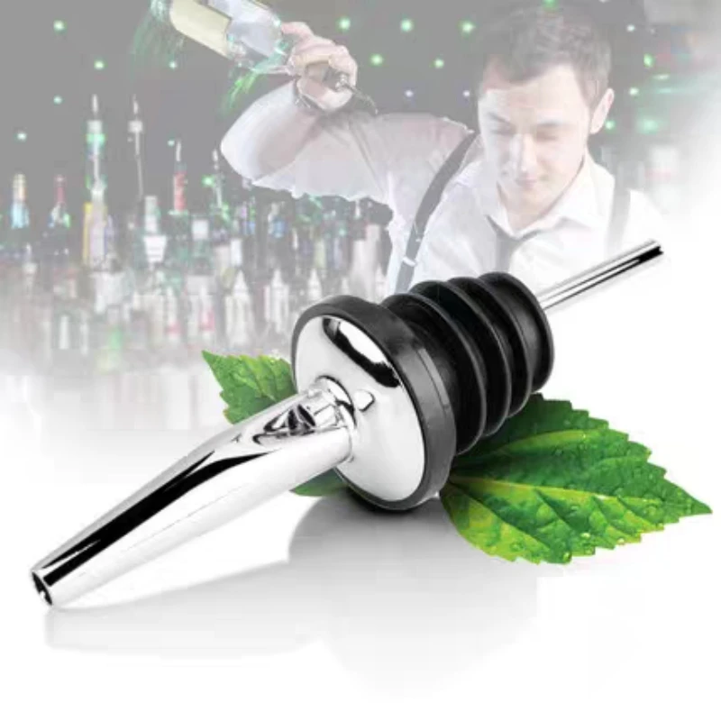 

Free Flow Stainless Steel Liquor Bottle Speed Pourers with Tapered Spout Set of 12 Bar Accessories Bar Tools