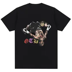 Tank Gervonta Davis Print Vintage T Shirt Men Women Boxing Oversized T Shirts 100% Cotton Classic Short Sleeve Streetwear Male