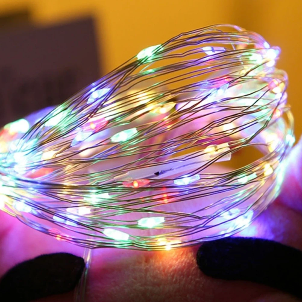 

8Pcs LED String Lights Warm Atmosphere Creative Design for Home Festival Party Fairy String Lights Festival Elements Light