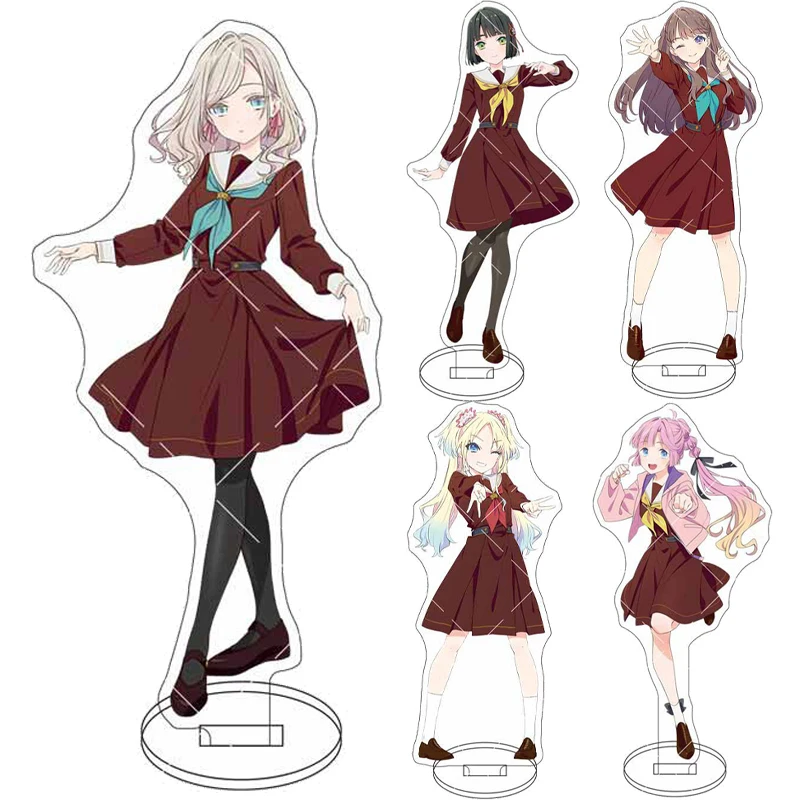 16CM Anime LoveLive! Hasunosora Girls' High School Idol Club Figur Momose Ginko ‌   Murano Sayaka Acryl-Ständer Cosplay-Ornamente Geschenk