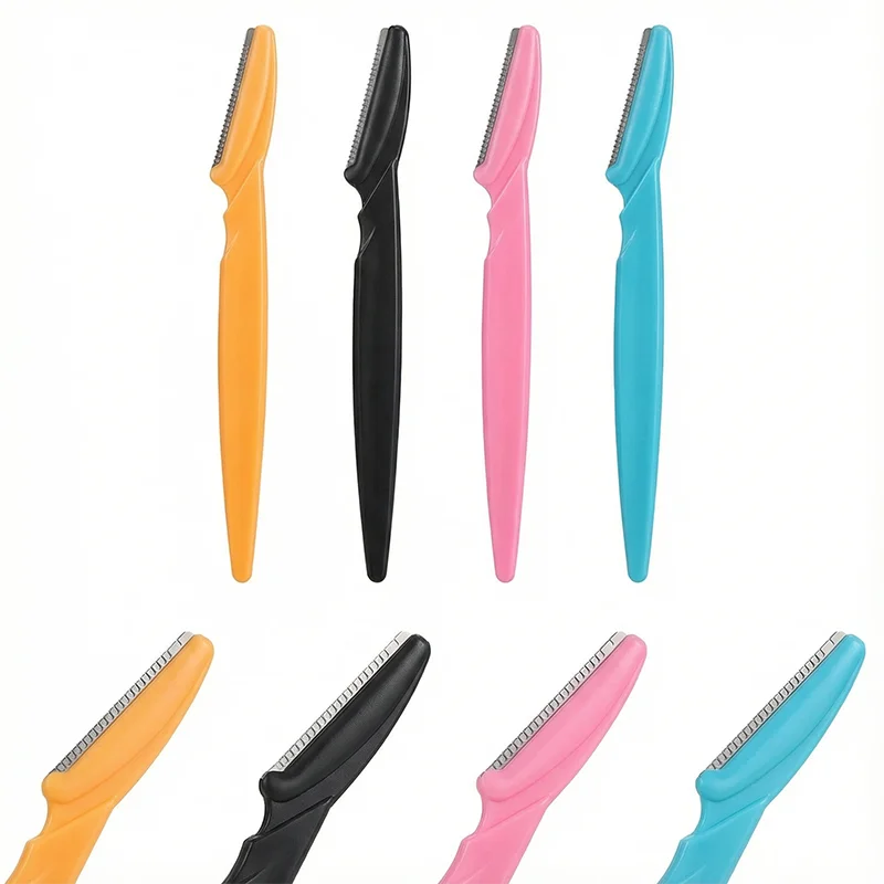 10Pcs Augenbraue Trimmer Gesicht Klinge Rasierer Tragbare Augenbraue Epilation Haar Entfernung Sicherheit Augenbraue Schneiden Frau Make-Up-Tools