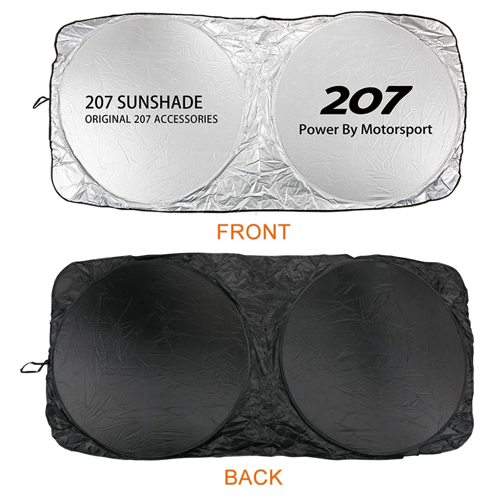 Car Windshield Sunshade Cover Accessories For Peugeot 208 207 308 206 307 407 2008 3008 5008 Rcz 508 301 408 406 607 4008 Rifter