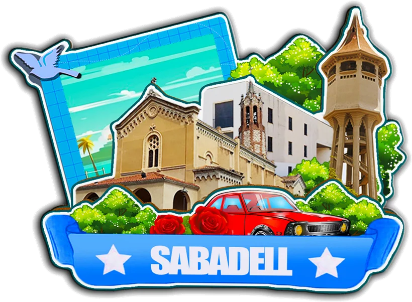 مغناطيس ديكور لبرسونا Terresa Mataro Sabadell Catalonia Spain City Landmark Travel #3