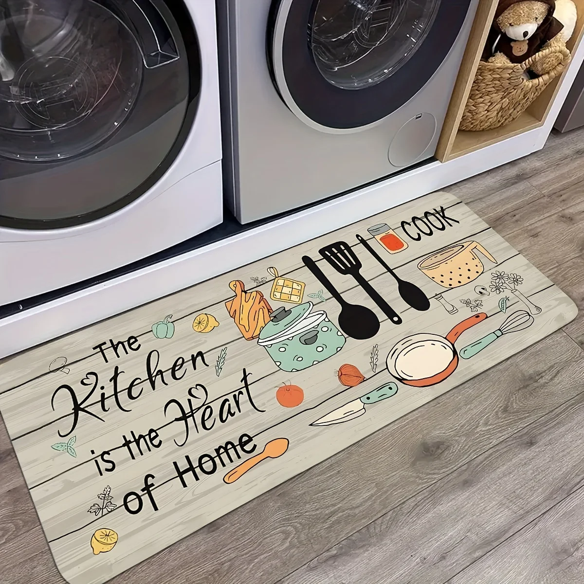 Tappeto da cucina con stampa d - Home Cooking Quotes recensione e prezzo