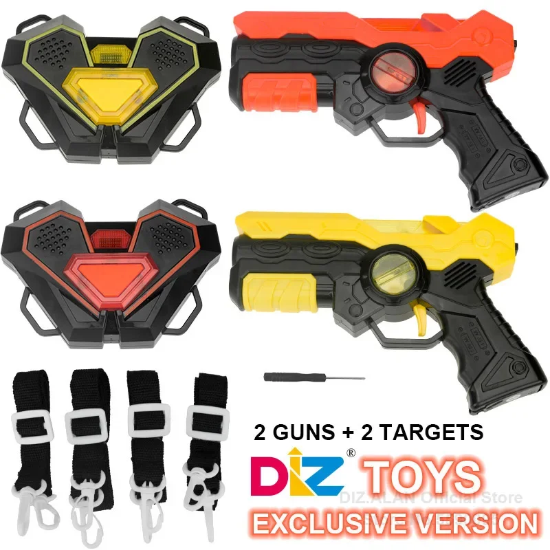 Laser-Tag-Kampfspiel-Pistolenset, elektrische Infrarot-Spielzeugpistolen, Kinder-Lasergame-Set, Pistole für Jungen, Kinder, Indoor- und Outdoor-Sport – Detail 3