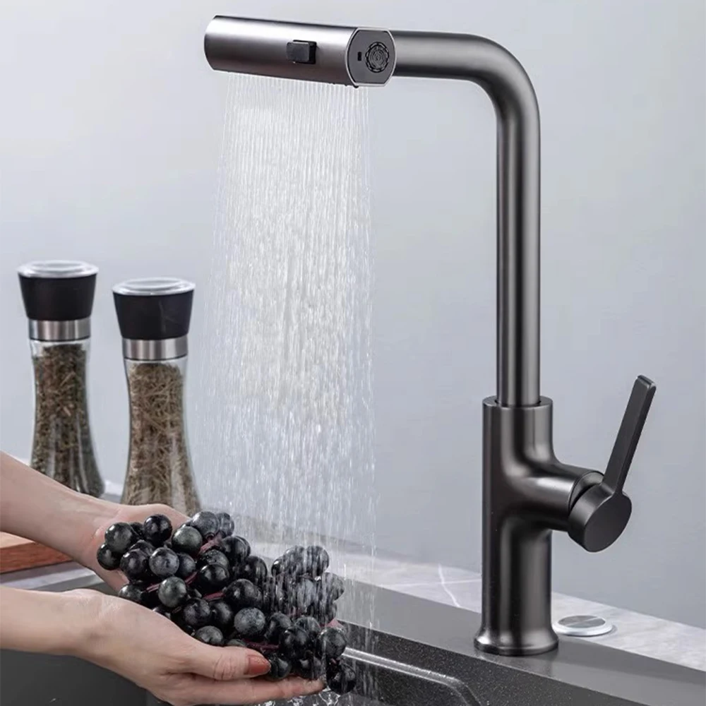 

YYHC- Rain Pull-out Kitchen Faucet Stylish Bath & Shower Faucets