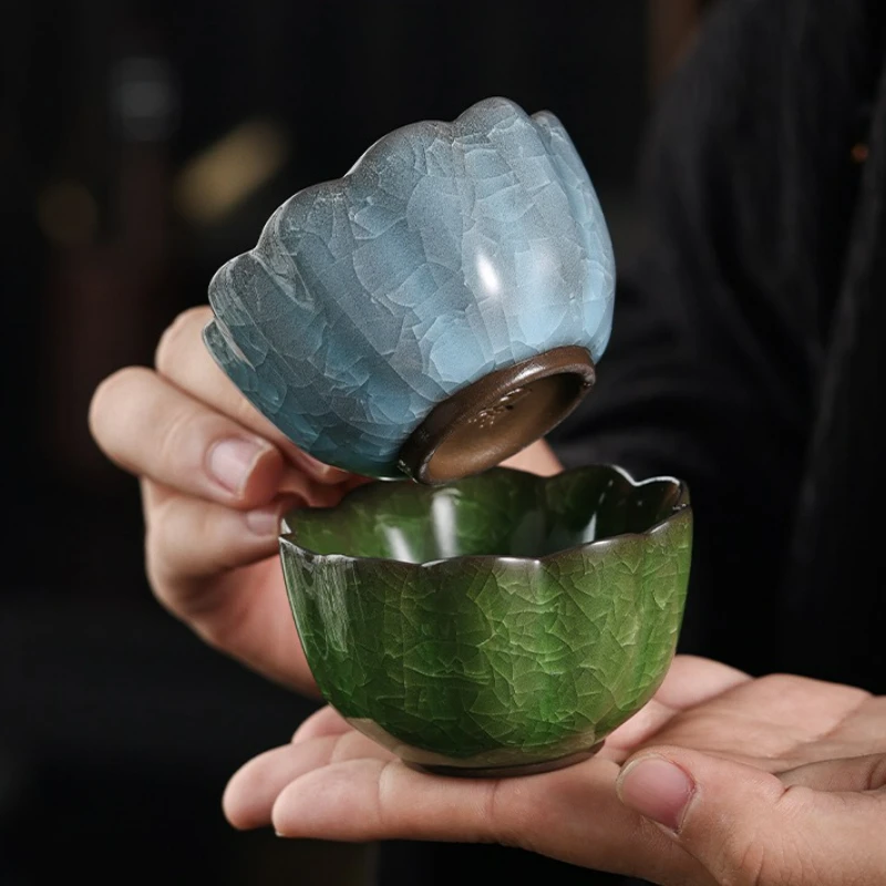 

Japanese Ceramic Teacup Retro Tea Bowl Mug Tea-tasting Meditation Cup Household Tradition Teaware Kung Fu Master Cups Teaset