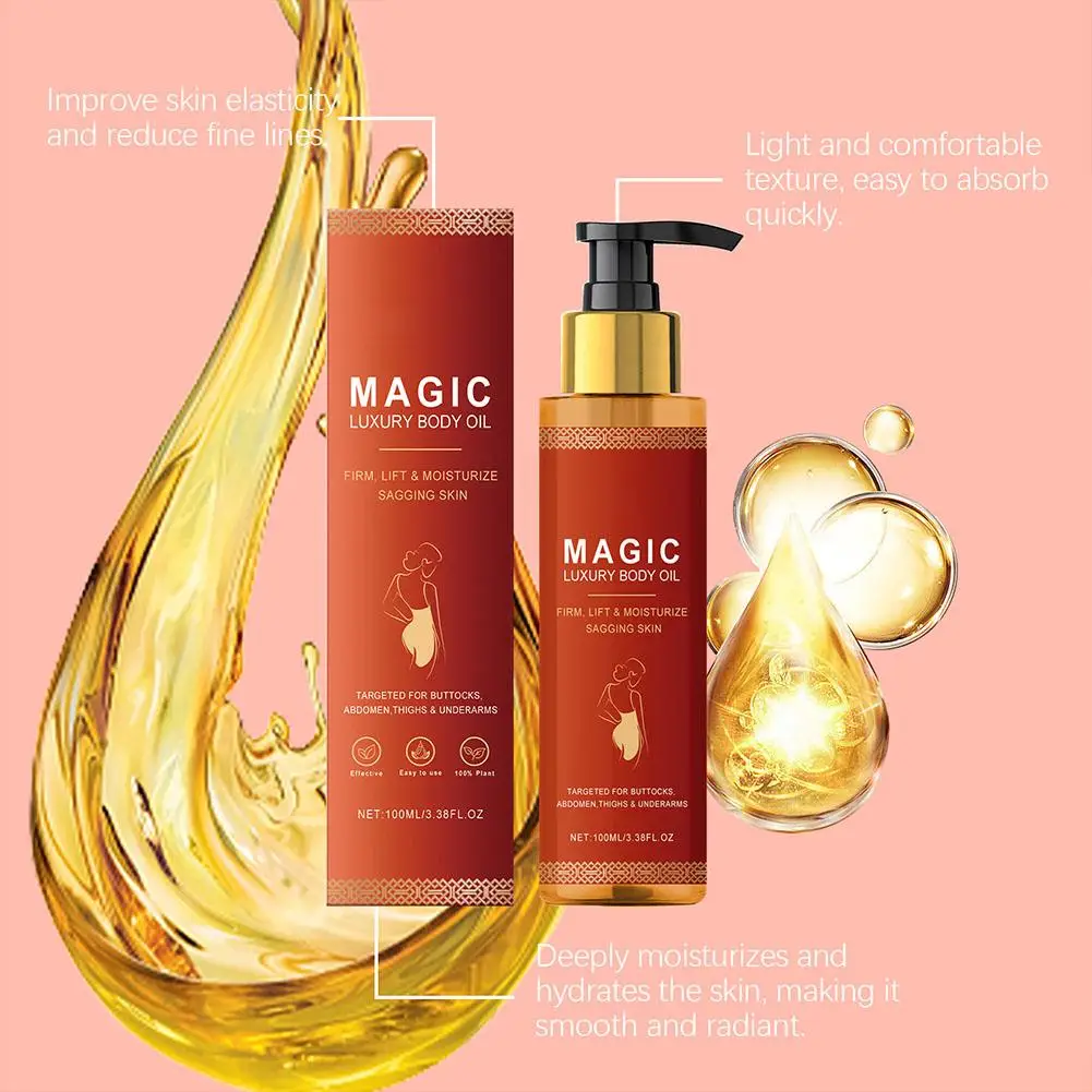 Magic Luxury Body Oil Winter Skincare and Moisturizing, Soft and Firm Skin, Daily Care, Nourishing and Moisturizing