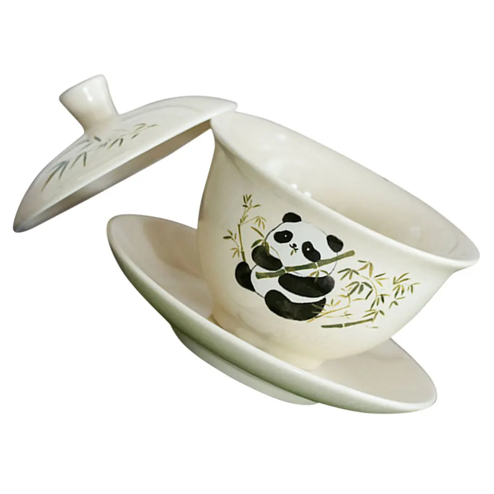 

Ceramic Teacup Chinese Style Decor Kawaii Cups Aesthetic Mugs Cute Tea Heat Resistant Easy Clean Durability