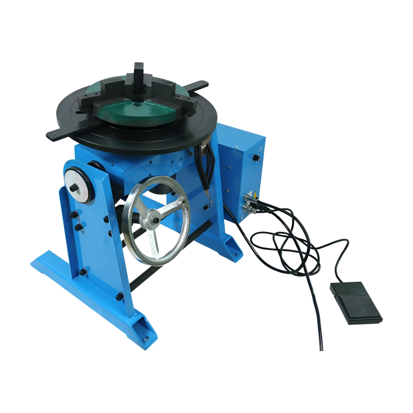 

HD-50 50KG Welding Positioner Turntable Equipment Welding Rotator Rotary Welding Table for Circle Pipe Workpiece without Chuck