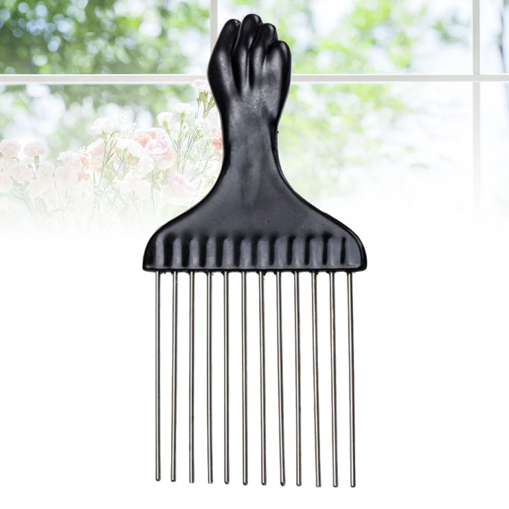 

2pcs Large Wide Tooth Comb Plastic Handle Hair Detangling Comb Hairdressing Rake Combs Slick Styling Hair