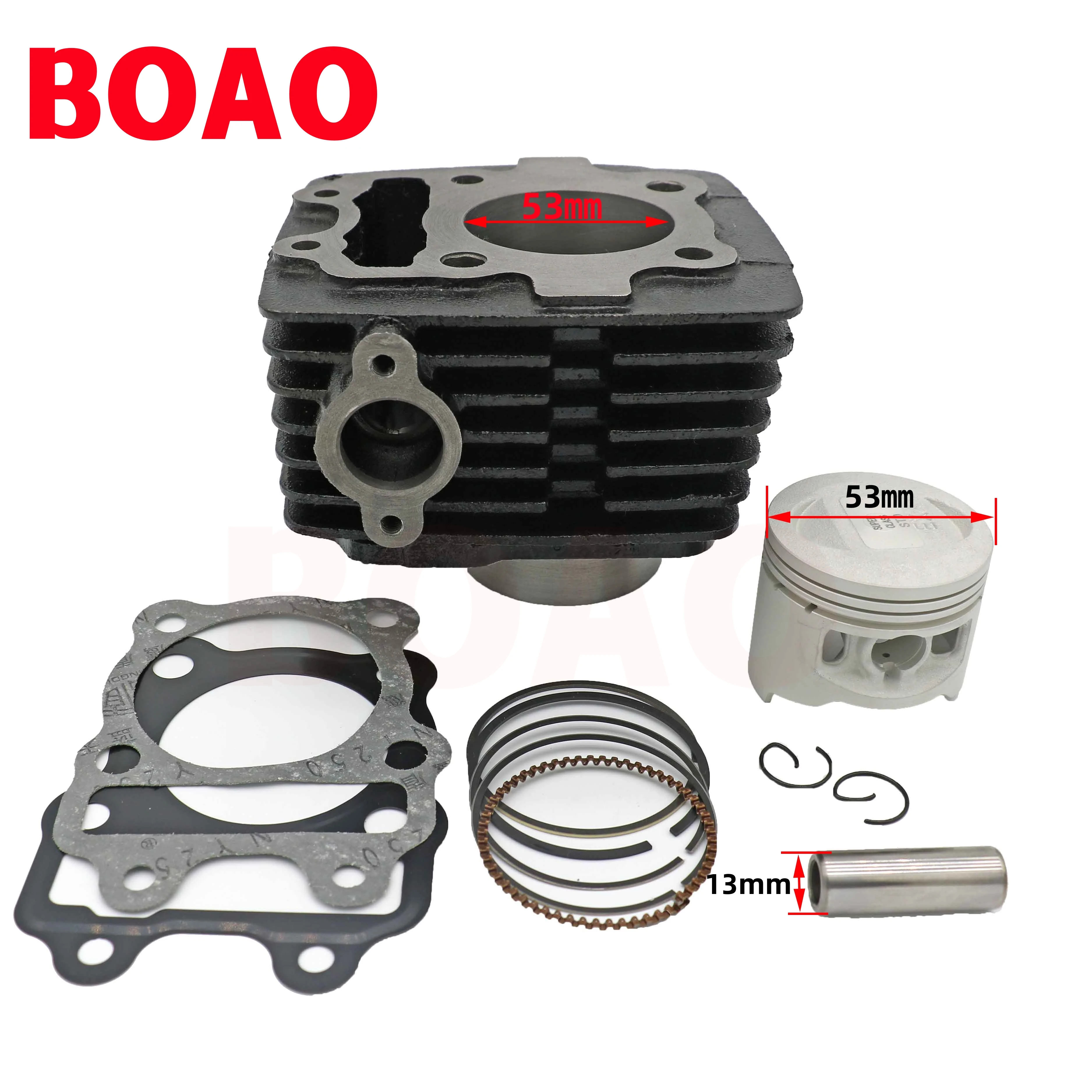 Motorcycle spare parts cylinder bank kit is suitable for EX5 DREAM Bajaj 100 Bajaj100 CT100 CT100 BAJAJ 100 4-Stroke